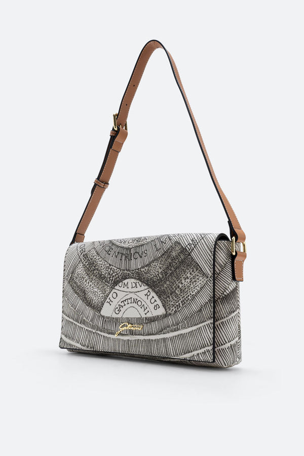 Flap Bag Planetarium Ink Sepia