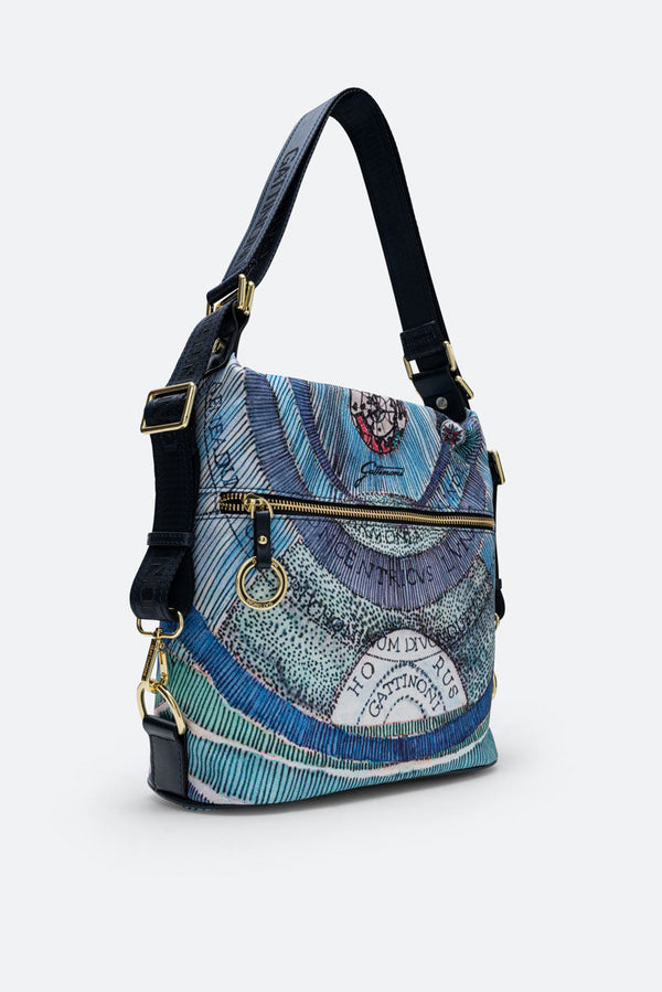 Zaino Hobo Maya Planetarium Aquamarine