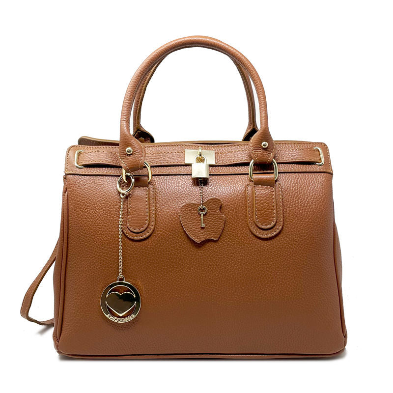 Borsa a Mano grande da Donna con con pendente in pelle – 80048N