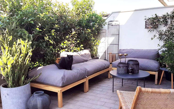 SOFT PALLET, Soft Pallet Seat Cushion for Outdoors 120x80