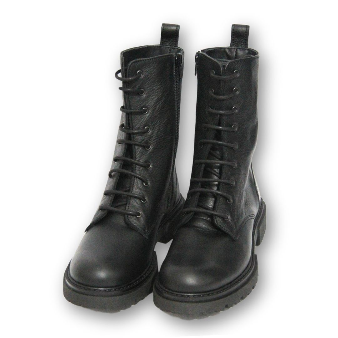MastroDomenico Women's Handcrafted Ankle Boots – Black 