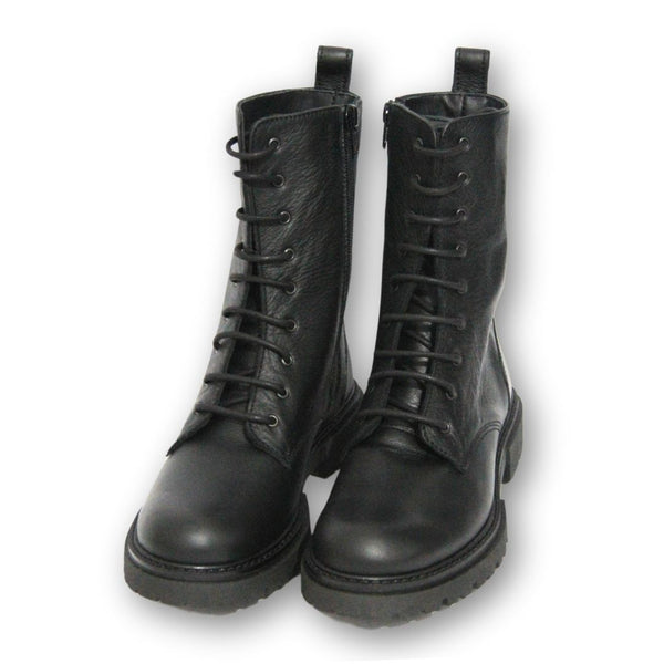 MastroDomenico Women's Handcrafted Ankle Boots – Black 