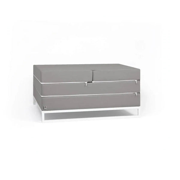 DIVERSO OUTDOOR, Outdoor Sofa Bed and Pouf 90x90 cm 