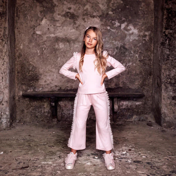 PANTALONE PUNTO MILANO ROSA CIPRIA