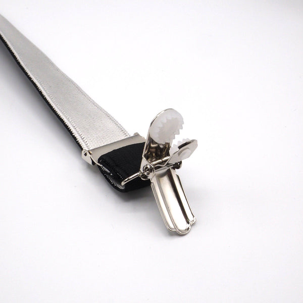 Elegant black thin braces