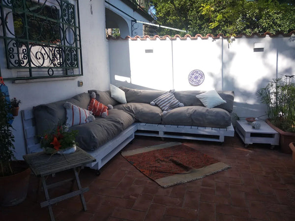 SOFT PALLET, Soft Pallet Seat Cushion for Outdoors 120x80