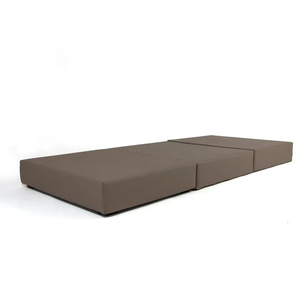 TOUF ECO, Pouf Bed with Pouf Cover in Eco-Leather 70x63