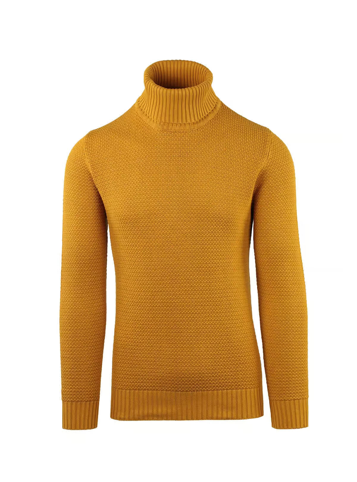 STONE WASHED WHEAT CHIC TURTLENECK