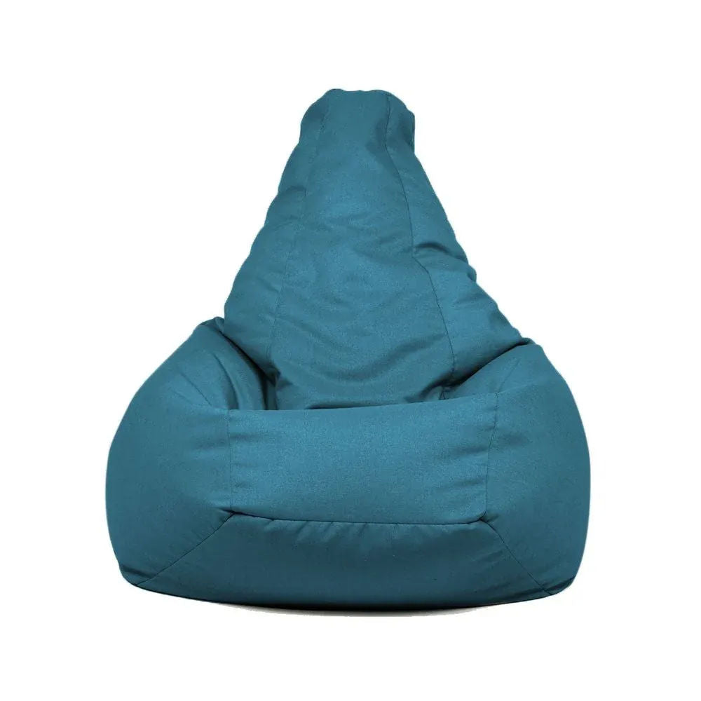 SESSANTOTTO 68, Pouf Bean Bag Chair in Cotton L Removable Cover