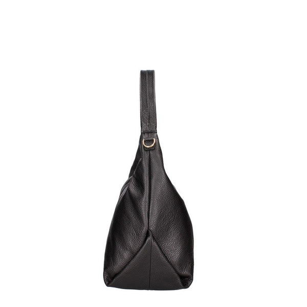 Women's Large Leather Shoulder Bag - 7233. 