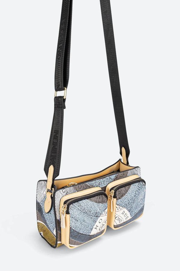 Planetarium shoulder bag with pockets Gattinoni