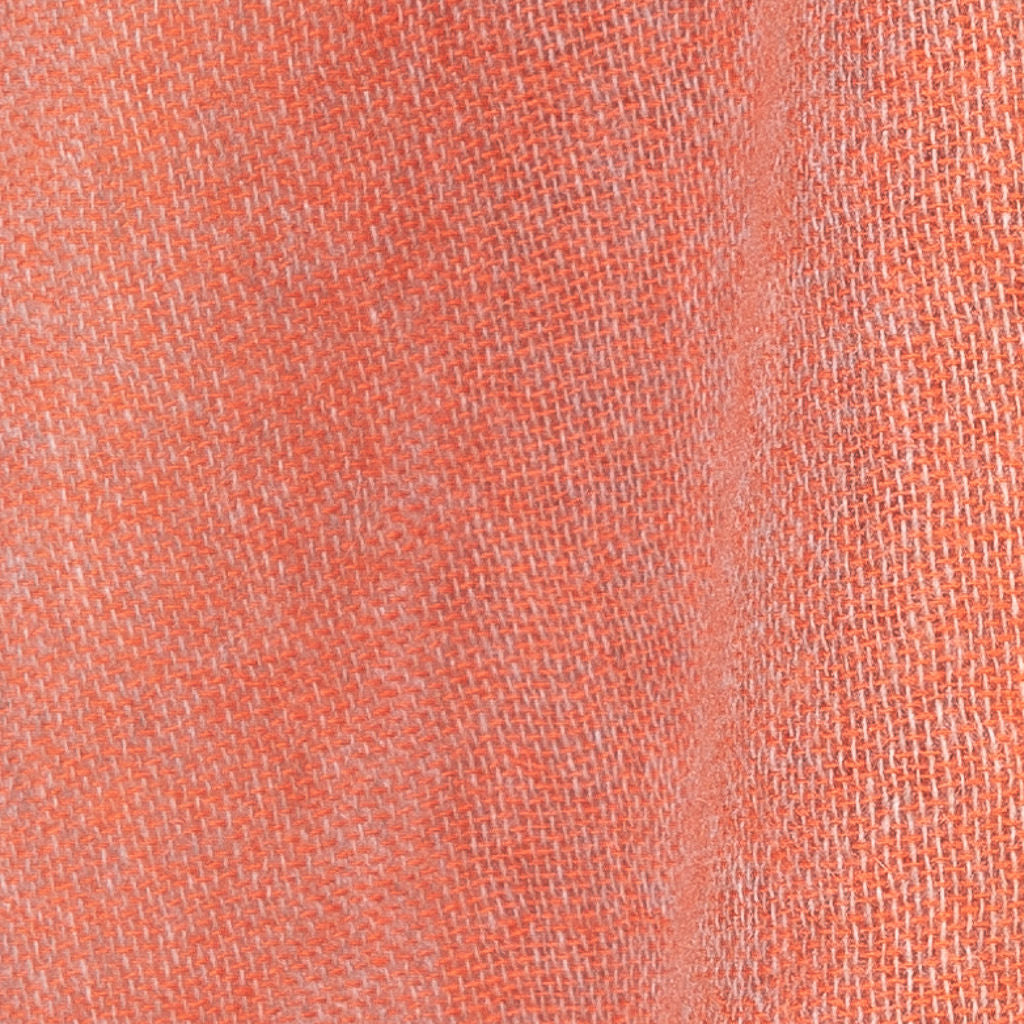 Pure cashmere orange scarf