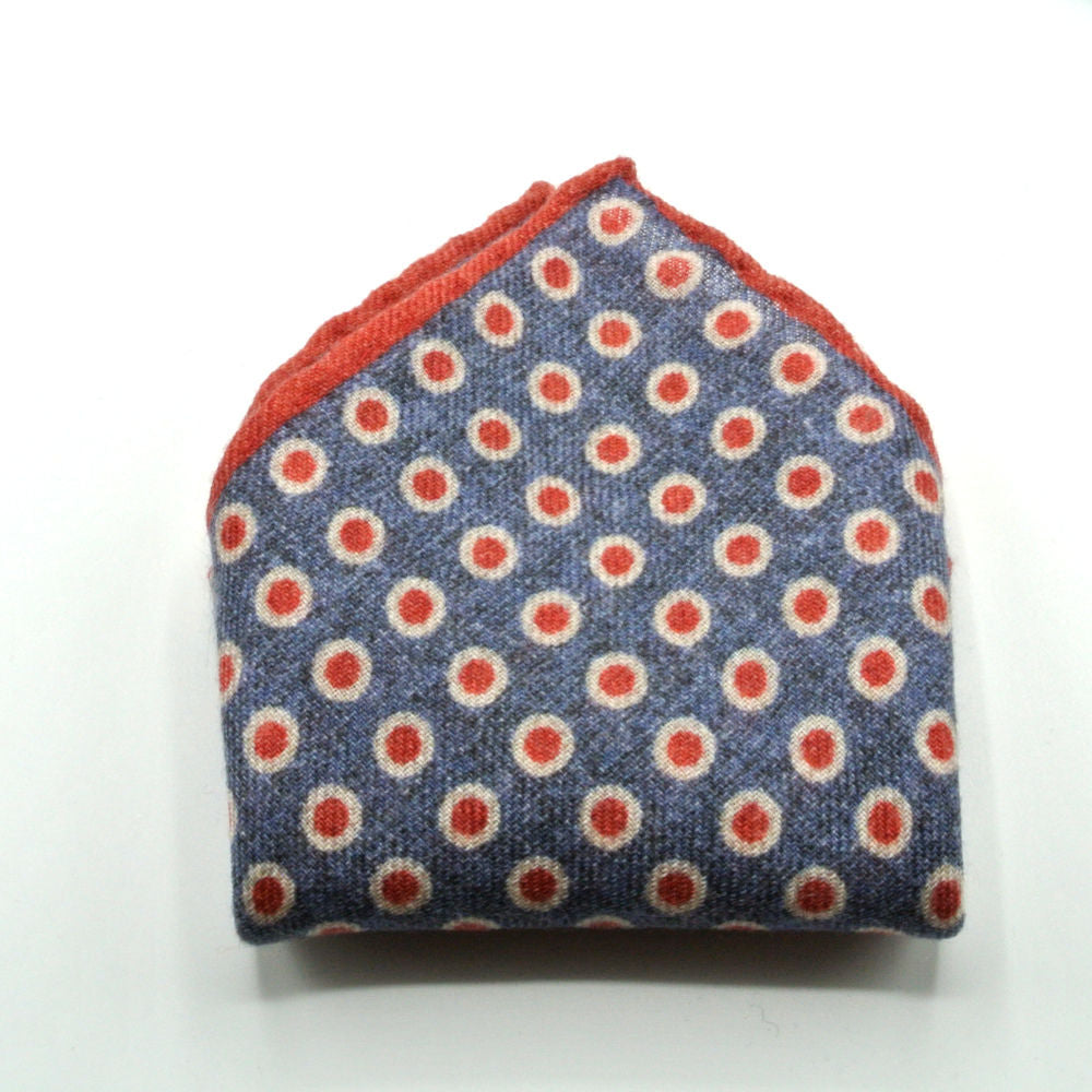 Pochette denim pura lana
