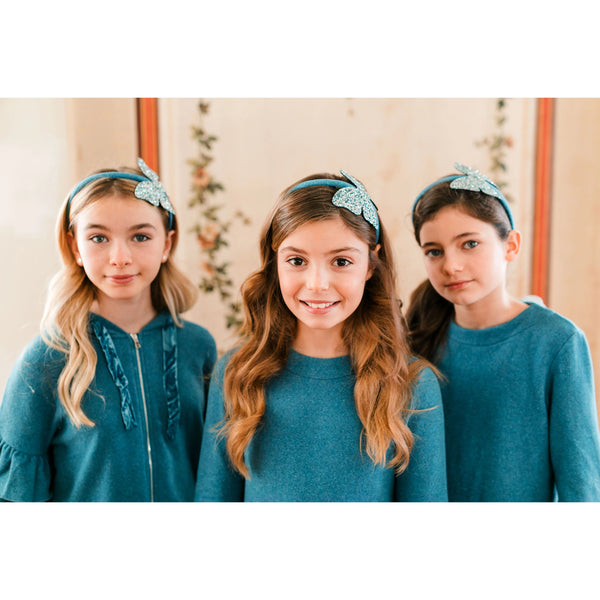 GLITTER BUTTERFLY HEADBAND