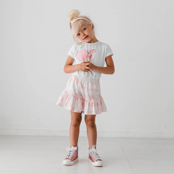 CULOTTE STAMPATA CON GONNELLINA