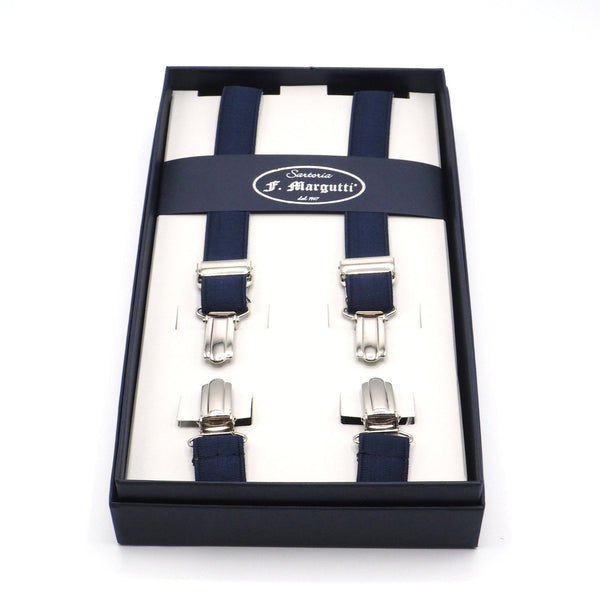 Thin blue elegant braces