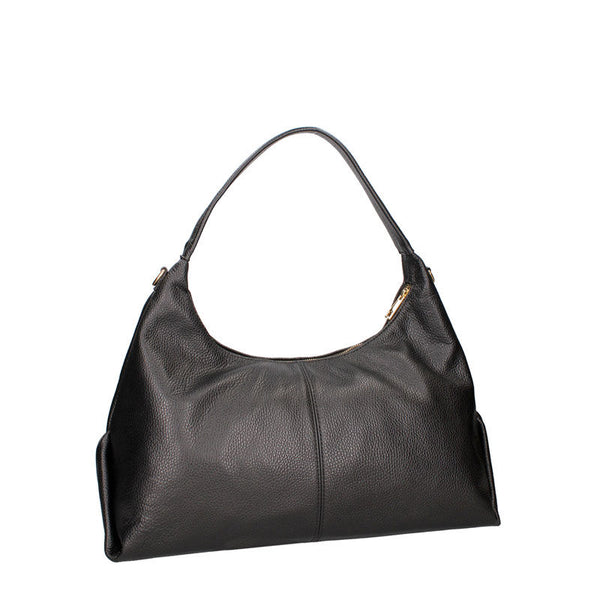Women's Large Leather Shoulder Bag - 7233. 