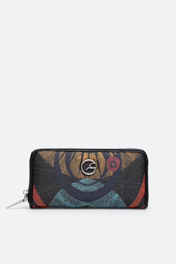 Portafogli Planetarium Black con zip