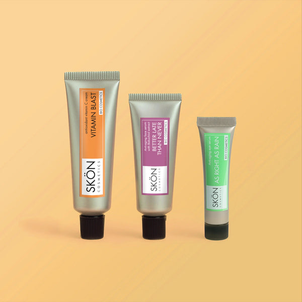 Anti-aging treatment with vegetable retinol + Vitamin C