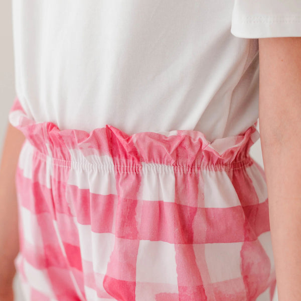 SHORTS IN COTONE A CARAMELLA