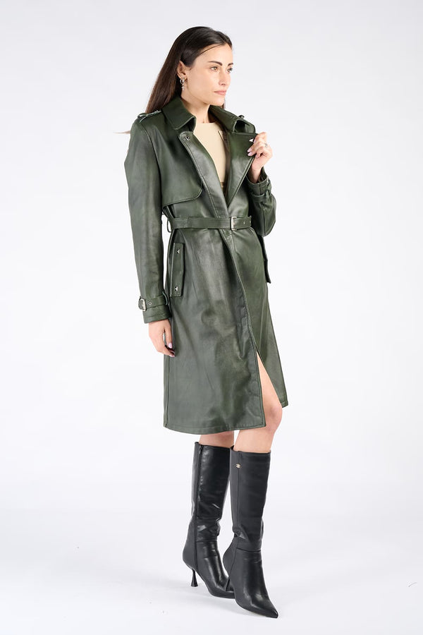 Studded Trench Coat