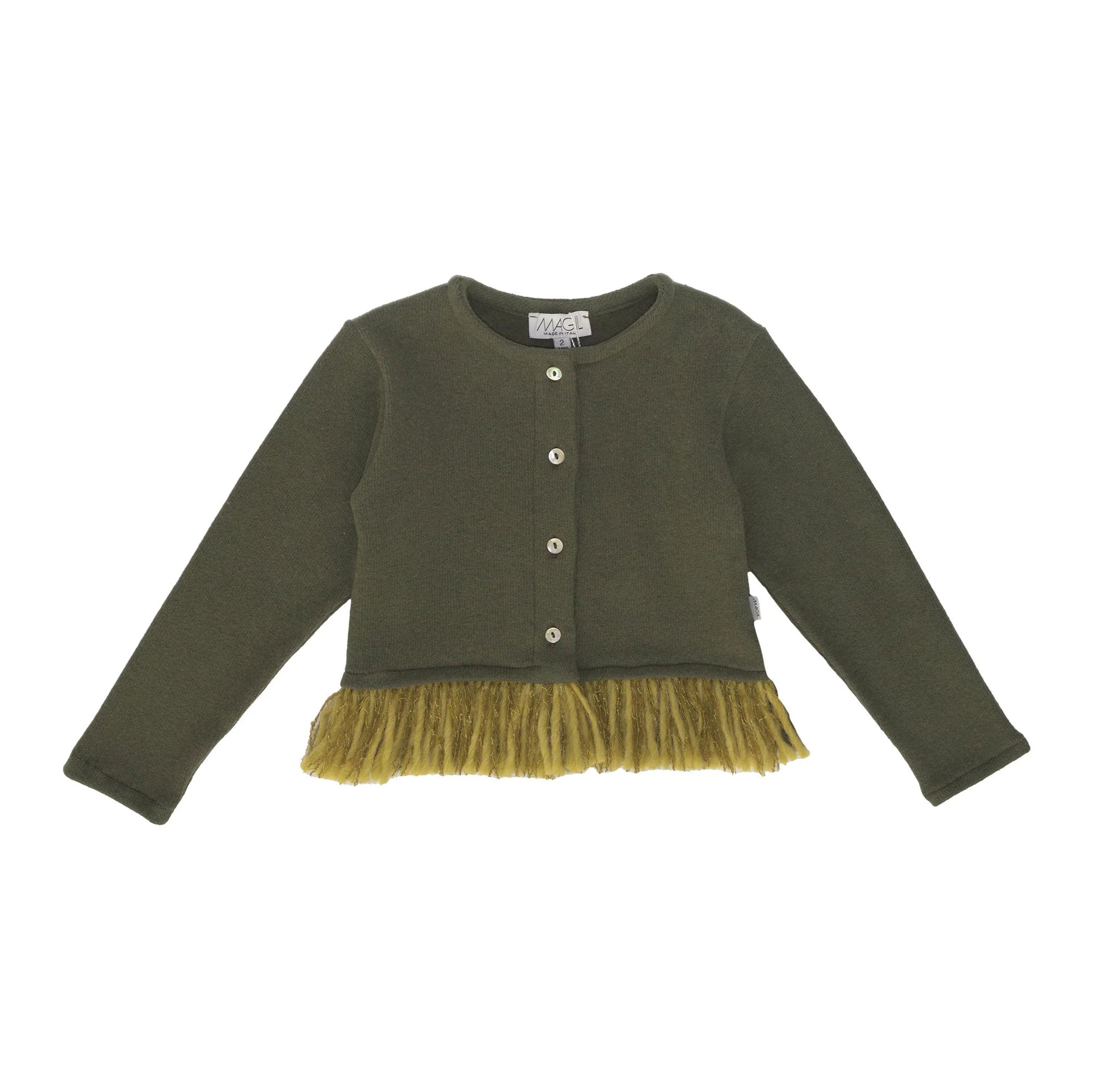 CARDIGAN DETTAGLIO FRANGIA