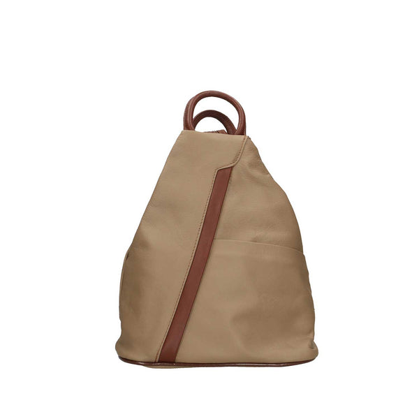 Women's Backpack Bag in Genuine Leather Made in Italy - 25x30x13 Cm. Backpack. 80072 