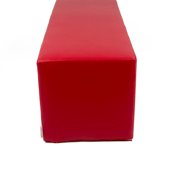 HORIZON 84, Pouf Bench Footrest in Removable Eco-Leather 84x42 h 42
