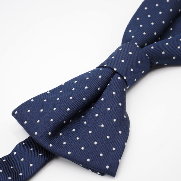 Elegant micro-polka dot bow tie