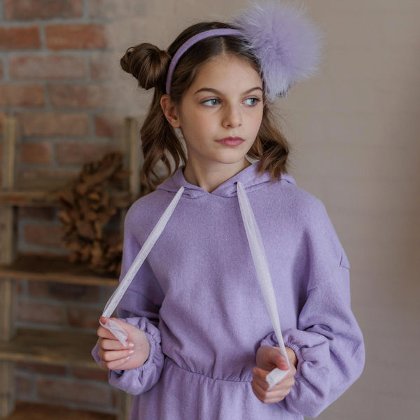 LARGE POMPOM HEADBAND