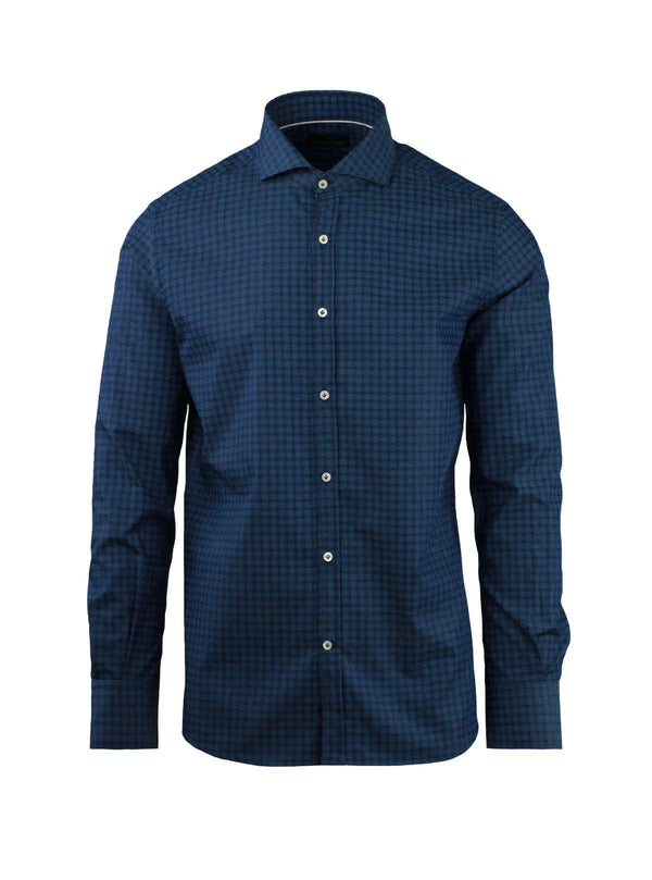 CAMICIA IN DENIM STAMPATA