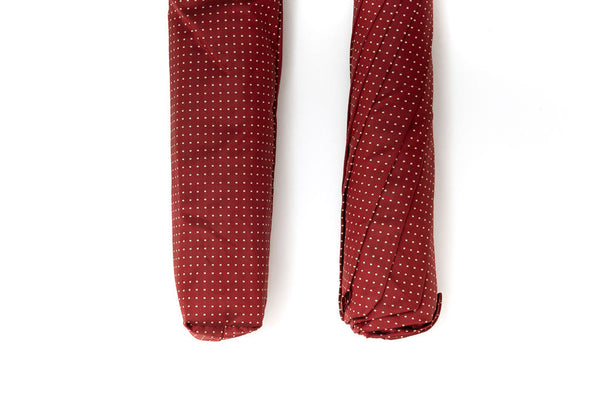 Mario Talarico Folding Umbrella Red Bamboo Handle