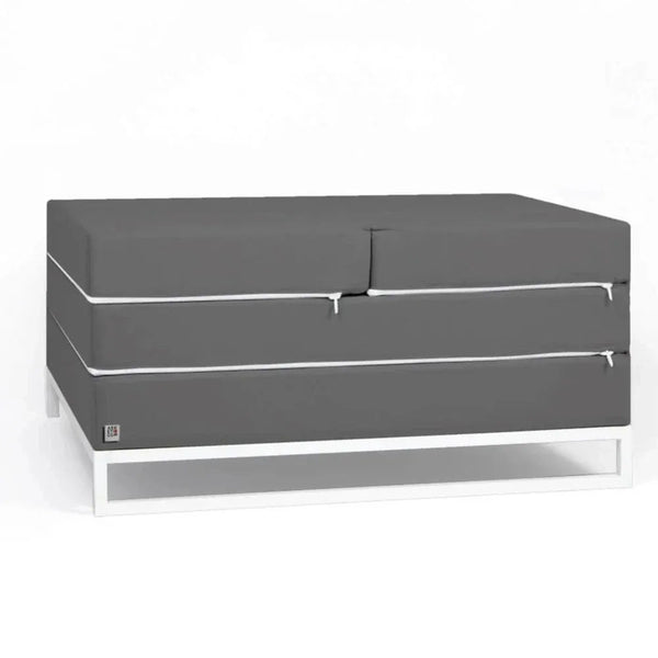 DIVERSO OUTDOOR, Outdoor Sofa Bed and Pouf 90x90 cm 