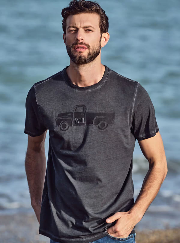 COOL DYED PICK-UP PRINT T-SHIRT