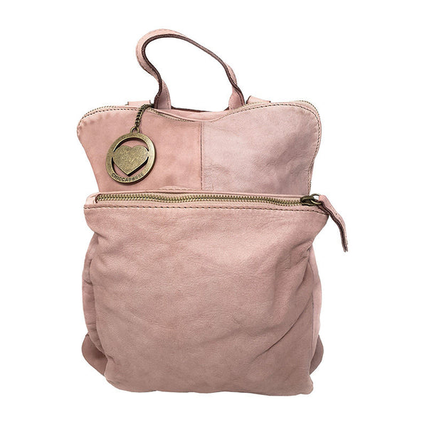 Zaino a Spalla da Donna Pelle Morbida in Stile Vintage - 28x33x12 Cm - K011