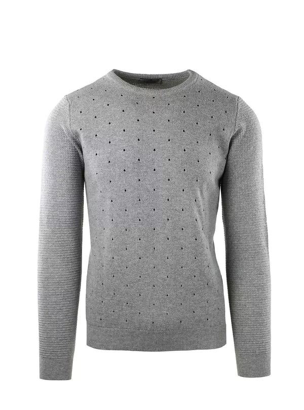 CREW NECK WITH BREAK EFFECT