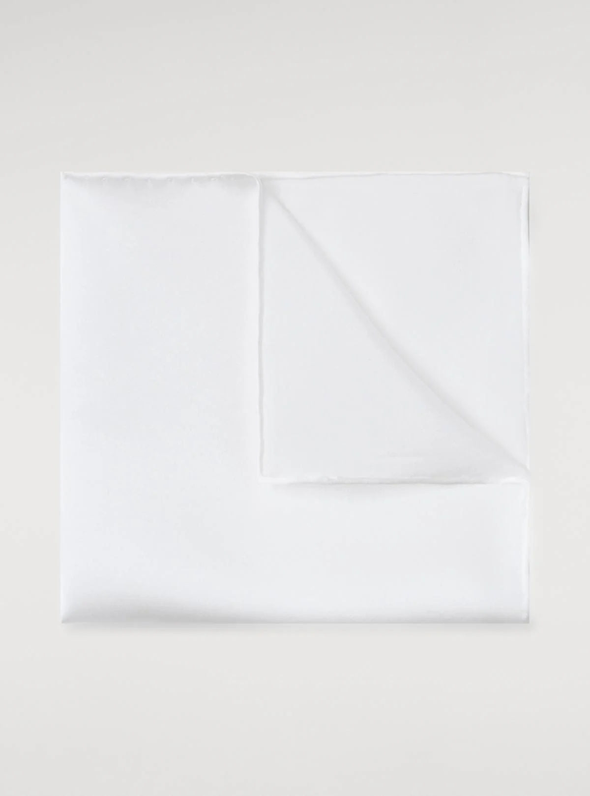 Plain silk clutch bag