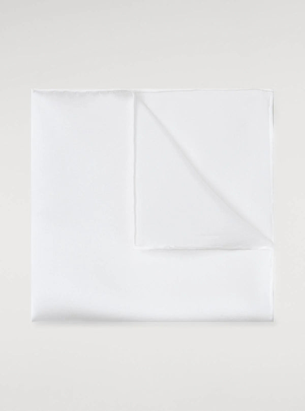 Plain silk clutch bag