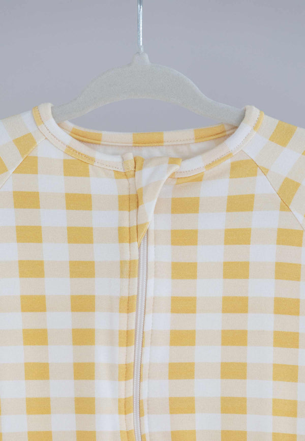 Tutina con zip in bambù - Sunshine - Palloncino blu