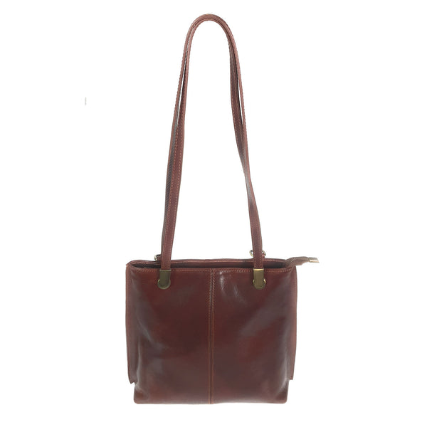 Women's Shoulder Bag in Soft Genuine Leather Made in Italy - 29x28x8 Cm - G1355 