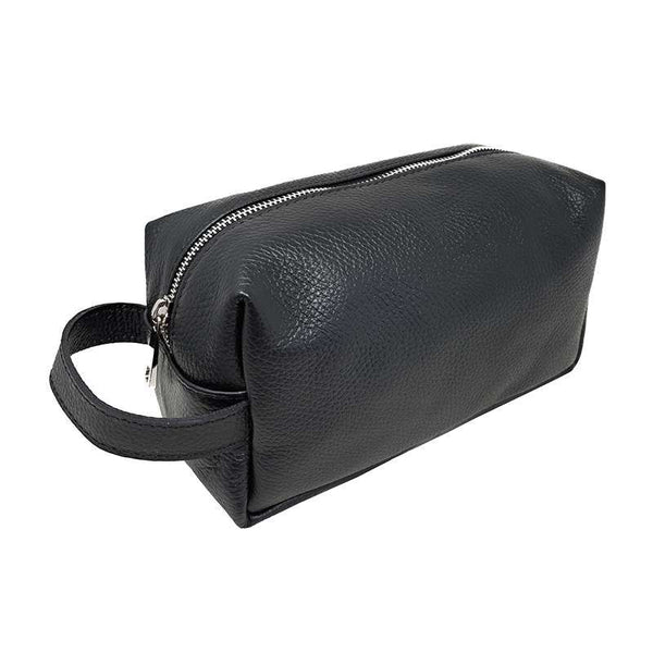 Unisex Leather Travel Beauty Case Toiletry Bag - K027. 