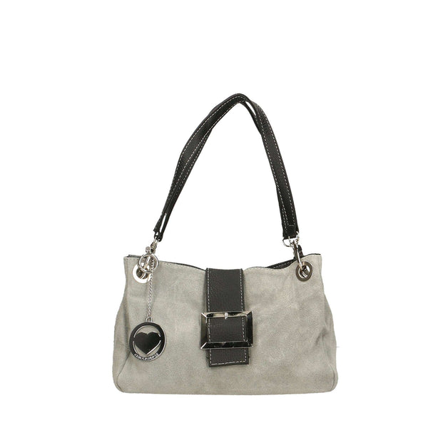 Women's Hand Clutch in 100% Suede Leather - 27x18x12 cm - 10027 