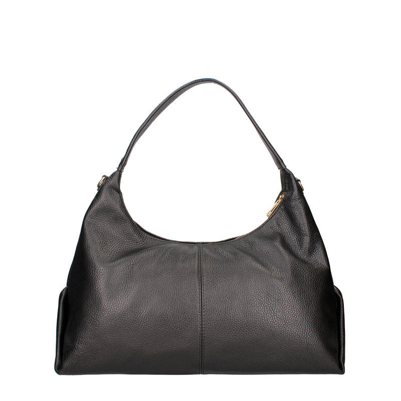 Women's Large Leather Shoulder Bag - 7233. 