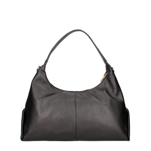 Women's Large Leather Shoulder Bag - 7233. 