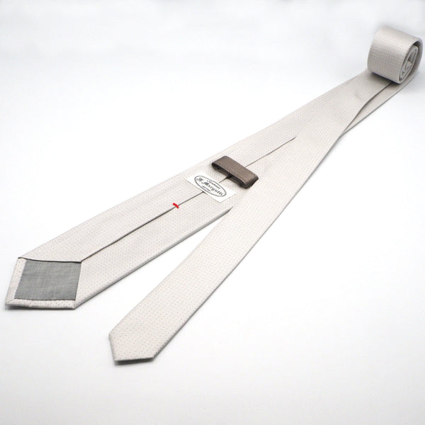 Cravatta grigio perla elegante