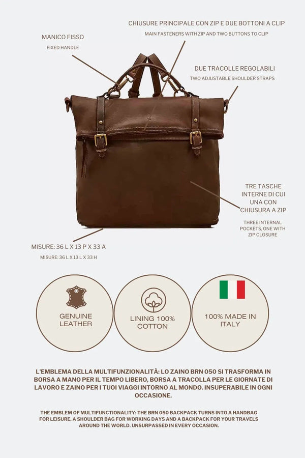 Brn Backpack - 050