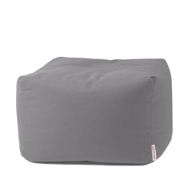 SOFT CUBE 60, Pouf Sacco per Esterni Sfoderabile 60x60 h42
