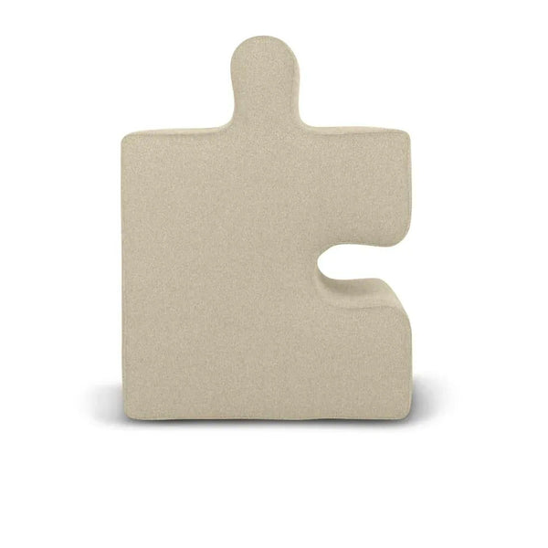 PUFFLE, Pouf Puzzle Poggiapiedi Modulare in Cotone