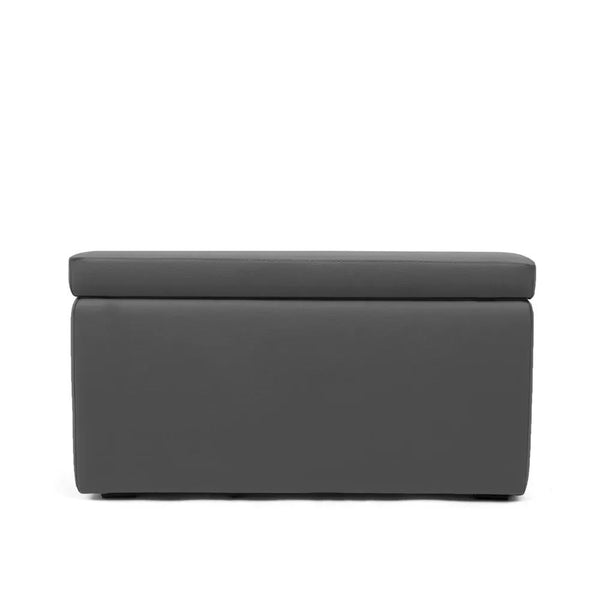 PANDORA 84 ECO SWING, Panca Pouf Contenitore Rettangolare in Ecopelle con Ruote 84x42 h42