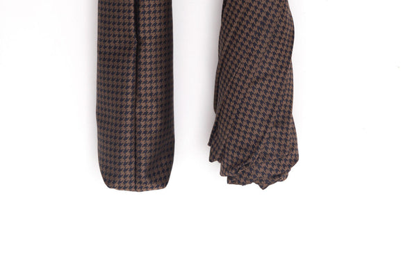 Mario Talarico Folding Umbrella Brown Lemon Handle